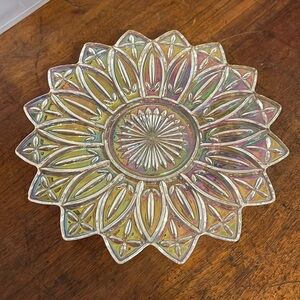 Carnival Luster Glass 11” Platter